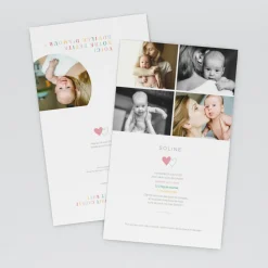Faire-part Naissance Fille^Planet cards Bouille D'Amour Fille