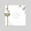 Faire-part Mariage Champêtre^Planet cards Brins d'eucalyptus