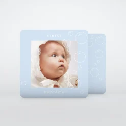 Carte Remerciement Baptême Garçon^Planet cards Bulles de bonheur