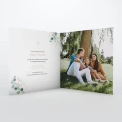 Faire-part Mariage Champêtre^Planet cards Cadre d’Eucalyptus Amoureux