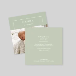 Faire-part Naissance Fille | Faire-part Naissance Garçon^Planet cards Cadre Minimaliste