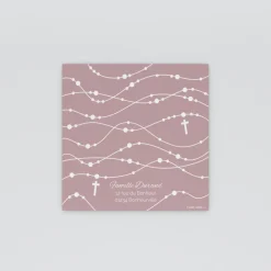 Carte Remerciement Communion^Planet cards Calice et chapelets