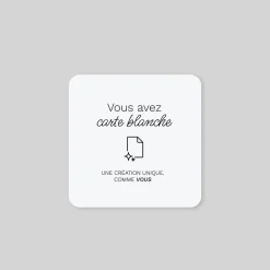 Carte 100% Personnalisable | Carte 100% Personnalisable^Planet cards Carré Recto Verso 9,5 x 9,5 cm