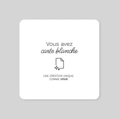 Carte 100% Personnalisable | Carte 100% Personnalisable^Planet cards Carré Recto Verso 14 x 14 cm