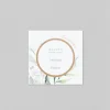 Carte D'invitation Mariage^Planet cards Cercle Bois et Eucalyptus Rose