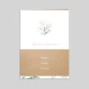 Livret De Messe Mariage^Planet cards Cercle Bois et Eucalyptus Rose