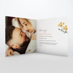 Faire-part Mariage Champêtre^Planet cards Cercle floral