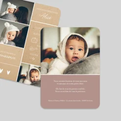 Faire-part Naissance Fille | Faire-part Naissance Garçon^Planet cards Certificat de naissance
