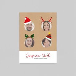 Carte De Noël Originale | Carte De Noël Photo^Planet cards Chapeaux et Accessoires de Noël