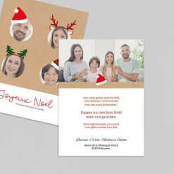 Carte De Noël Originale | Carte De Noël Photo^Planet cards Chapeaux et Accessoires de Noël