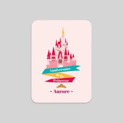 Carte Invitation Anniversaire Enfant Fille^Planet cards Chateau de Princesse