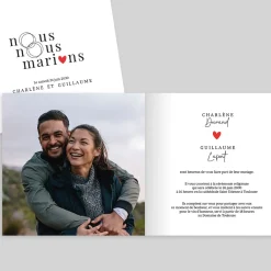 Créations En Collaboration | Faire-part Mariage Chic^Planet cards Coeur et Alliances