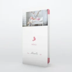 Menu Baptême^Planet cards Colombe paix
