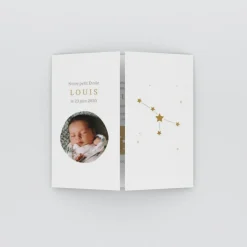 Faire-part Naissance Fille | Faire-part Naissance Garçon^Planet cards Constellation Cancer