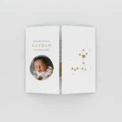 Faire-part Naissance Fille | Faire-part Naissance Garçon^Planet cards Constellation Poisson