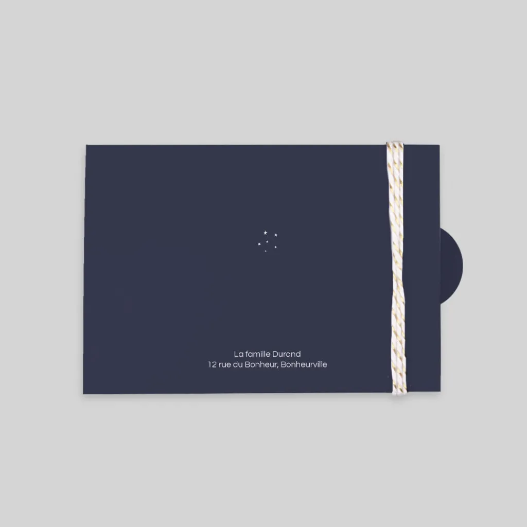 Faire-part Naissance Garçon^Planet cards Cosmos