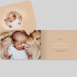 Faire-part Naissance Original | Faire-part Naissance Fille^Planet cards Cosmos Étoilé Fille