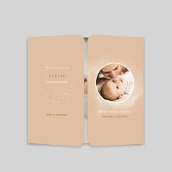 Faire-part Naissance Original | Faire-part Naissance Fille^Planet cards Cosmos Étoilé Fille
