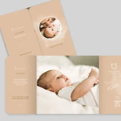 Faire-part Naissance Original | Faire-part Naissance Fille^Planet cards Cosmos Étoilé Fille