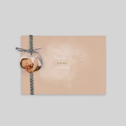 Faire-part Naissance Original | Faire-part Naissance Fille^Planet cards Cosmos Étoilé Fille