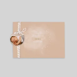 Faire-part Naissance Original | Faire-part Naissance Fille^Planet cards Cosmos Étoilé Fille