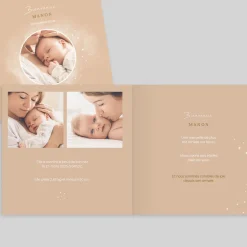 Faire-part Naissance Original | Faire-part Naissance Fille^Planet cards Cosmos Étoilé Fille