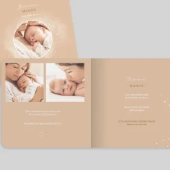 Faire-part Naissance Original | Faire-part Naissance Fille^Planet cards Cosmos Étoilé Fille