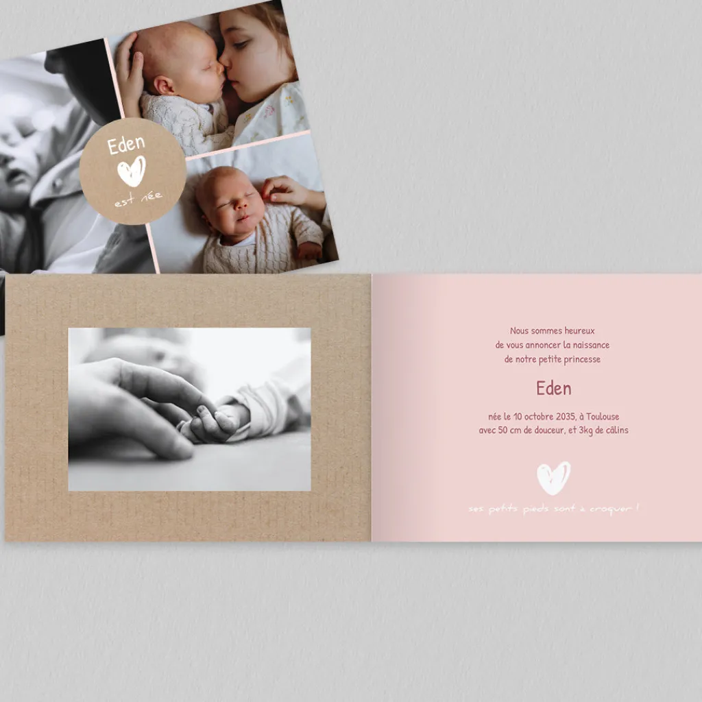 Faire-part Naissance Original^Planet cards Coucou chéri