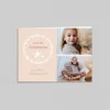 Carte Remerciement Communion^Planet cards Couronne de Colombes Fille