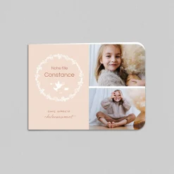 Carte Remerciement Communion^Planet cards Couronne de Colombes Fille