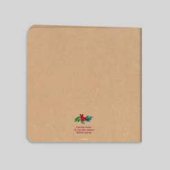Carte De Noël Photo^Planet cards Couronne de Noël Houx