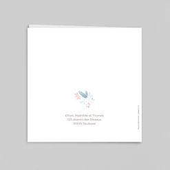Faire-part Naissance Animaux | Créations En Collaboration^Planet cards Couronne d'Oiseaux