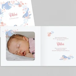 Faire-part Naissance Animaux | Créations En Collaboration^Planet cards Couronne d'Oiseaux