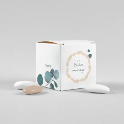 Boîte À Dragées Mariage^Planet cards Couronne Eucalyptus et Fleurs Séchées