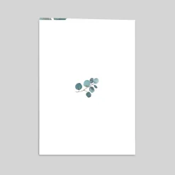 Livret De Messe Mariage^Planet cards Couronne Eucalyptus et Fleurs Séchées