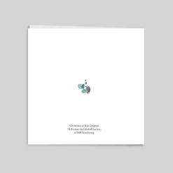 Carte Invitation Noces D'or | Carte Invitation Noces D'or^Planet cards Couronne Eucalyptus et Or
