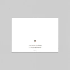 Faire-part Naissance Fille^Planet cards Couronne Printanière