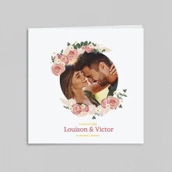 Faire-part Mariage Champêtre | Gamme Complète^Planet cards Couronne Roses