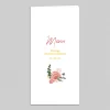 Menu De Mariage^Planet cards Couronne Roses