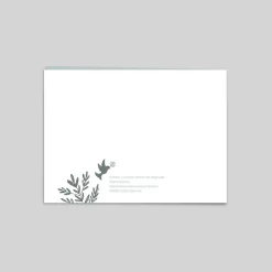 Faire-part Baptême Original | Faire-part Baptême Champêtre^Planet cards Couronne Végétale et Colombes Garçon