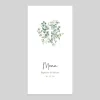 Menu Baptême^Planet cards Croix Eucalyptus