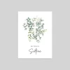 Faire-part Baptême Champêtre | Faire-part Baptême Fille^Planet cards Croix Eucalyptus