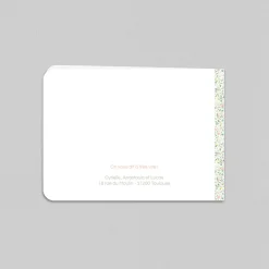 Faire-part Communion^Planet cards Croix Florale