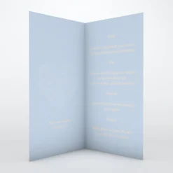Menu Baptême^Planet cards Cœur Original