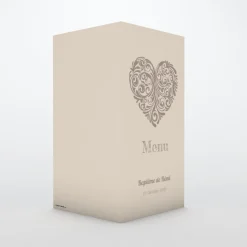 Menu Baptême^Planet cards Cœur Original