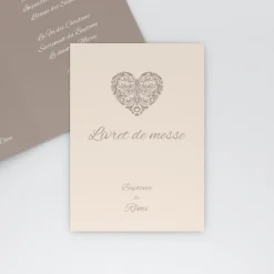 Livret De Baptême^Planet cards Cœur Original