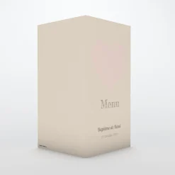 Menu Baptême^Planet cards Cœur Original