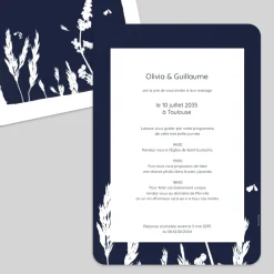 Faire-part Mariage Chic | Faire-part Mariage Original^Planet cards Cyanotype