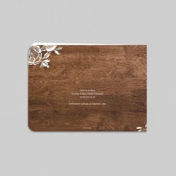 Faire-part Mariage Champêtre^Planet cards Dentelle et bois