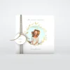 Faire-part Communion^Planet cards Douce Couronne Dorée